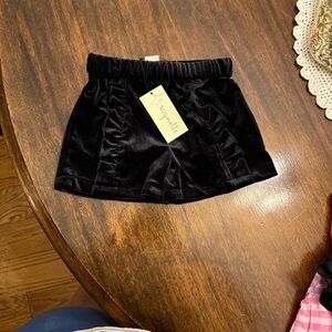 Black Velvet Kids Shorts by Poppysmile